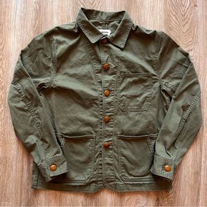 Taylor Stitch Ojai Jacket Green Chore Coat / Shirt Jacket Mens Size 40 (Medium)